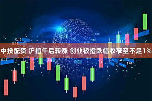 中投配资 沪指午后转涨 创业板指跌幅收窄至不足1%