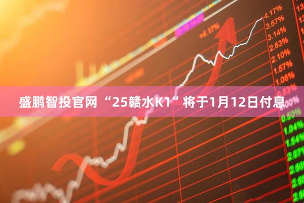 盛鹏智投官网 “25赣水K1”将于1月12日付息