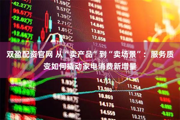 双盈配资官网 从“卖产品”到“卖场景”：服务质变如何撬动家电消费新增量