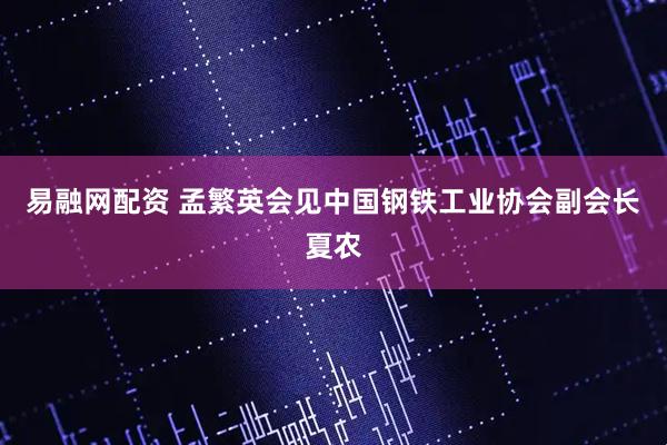 易融网配资 孟繁英会见中国钢铁工业协会副会长夏农